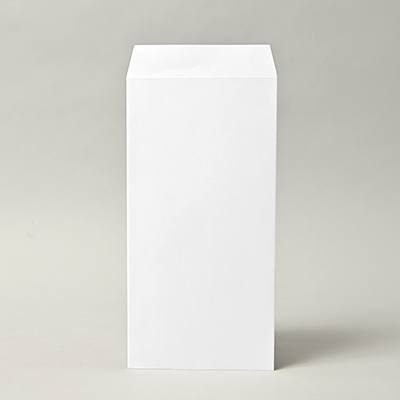 長3 ケント 80N スミ貼 (〒枠なし)
幅 x 天地：120 x 235mm
米坪：80g/m2