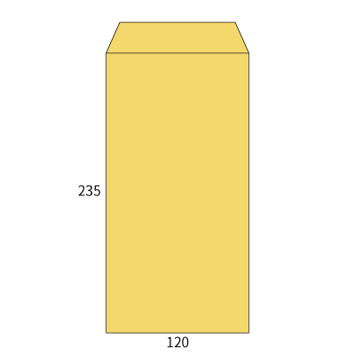 長3 Gクラフト 85N スミ貼 (〒枠なし)