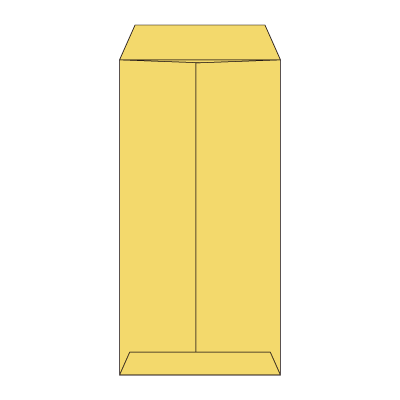長3 Gクラフト 70 中貼 (〒枠付き)
幅 x 天地：120 x 235mm
米坪：70g/m2