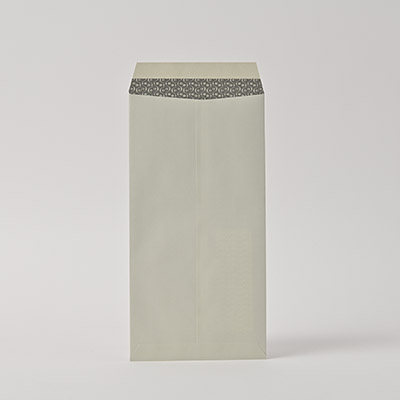 長3窓付 ヨミニクイECグレイ 80 中貼 (〒枠なし)
幅 x 天地：120 x 235mm
米坪：80g/m2