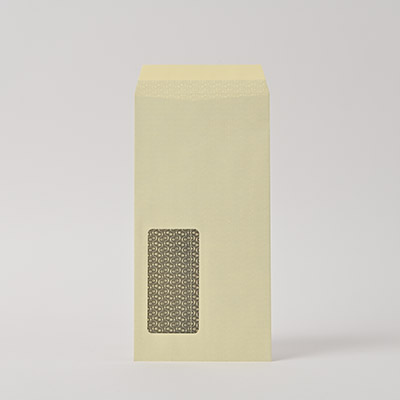 長3窓付 ヨミニクイECクリーム 80 中貼 (〒枠なし)