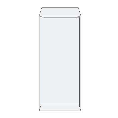 長4カラースカイ70ヨコ貼(〒枠あり)
幅 x 天地：90 x 205mm
米坪：70g/m2