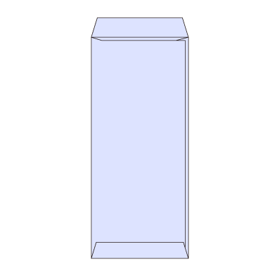 長4パステルアクア80ヨコ貼(〒枠あり)
幅 x 天地：90 x 205mm
米坪：80g/m2