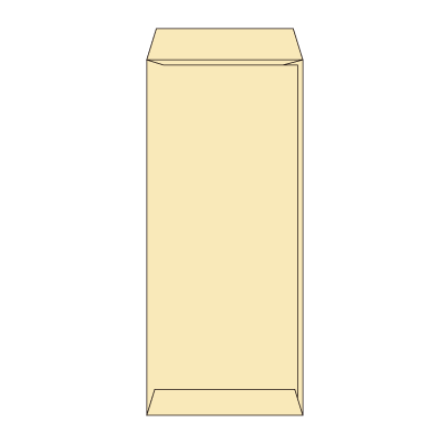 長4パステルベージュ80ヨコ貼(〒枠あり)
幅 x 天地：90 x 205mm
米坪：80g/m2