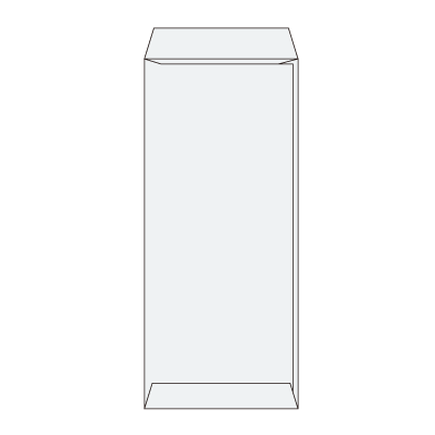 長4パステルスカイ80ヨコ貼(〒枠あり)
幅 x 天地：90 x 205mm
米坪：80g/m2