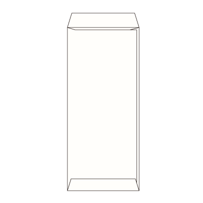 長4パステルホワイト80ヨコ貼(〒枠あり)
幅 x 天地：90 x 205mm
米坪：80g/m2