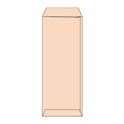 長40パステルピンク80ヨコ貼(〒枠あり)
幅 x 天地：90 x 225mm
米坪：80g/m2