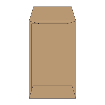 名刺DE封筒(タテ・茶)