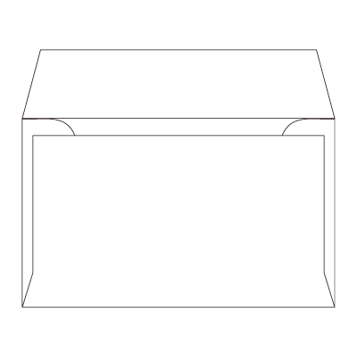 名刺DE封筒(ヨコ・白)