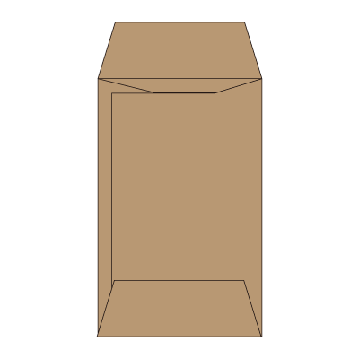 プチ袋【茶】未晒クラフト
幅 x 天地：35 x 55mm
米坪：80ｇ/ｍ２