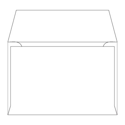 つり銭袋 カマス貼 【白】(既製封筒)