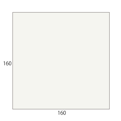 SE16カマス封筒 コットン ライトグレイ 116.3g
幅 x 天地：160 x 160mm
米坪：116g/m2