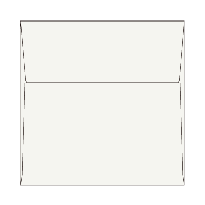 SE16カマス封筒 コットン ライトグレイ 116.3g
幅 x 天地：160 x 160mm
米坪：116g/m2