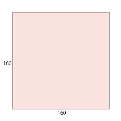 SE16カマス封筒 コットン ピンク 116.3g
幅 x 天地：160 x 160mm
米坪：116g/m2