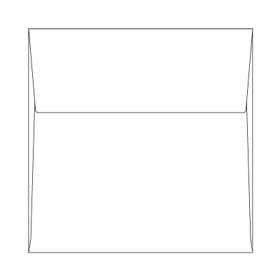 SE16カマス封筒 トレーシング 105g 白
幅 x 天地：160 x 160mm
米坪：100g/m2