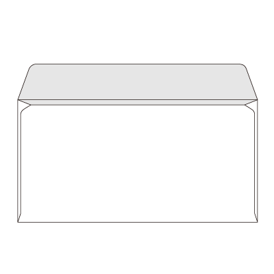洋長3 フタ開き カマス透けないコーティングケント100(枠なし)
幅 x 天地：235 x 120mm
米坪：100g/m2