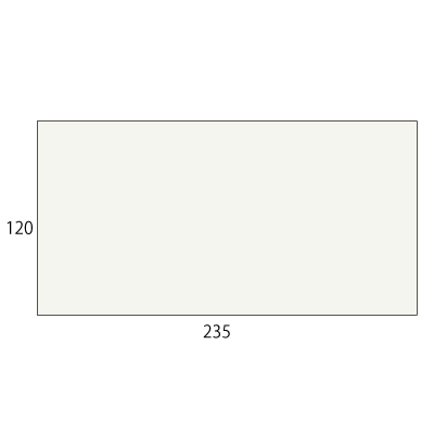 長3カマス封筒 コットン ライトグレイ 116.3g
幅 x 天地：235 x 120mm
米坪：116g/m2