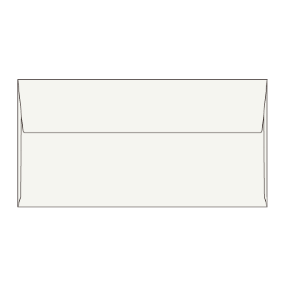 長3カマス封筒 コットン ライトグレイ 116.3g