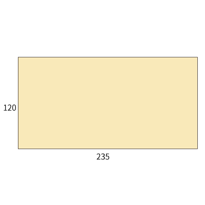 洋0ダイヤ ECベージュ 100 (〒枠なし)