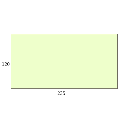 洋0ダイヤ ECウグイス 100 (〒枠なし)
