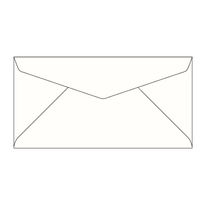 洋0ダイヤ ECホワイト 100 (〒枠付き)
幅 x 天地：235 x 120mm
米坪：100g/m2