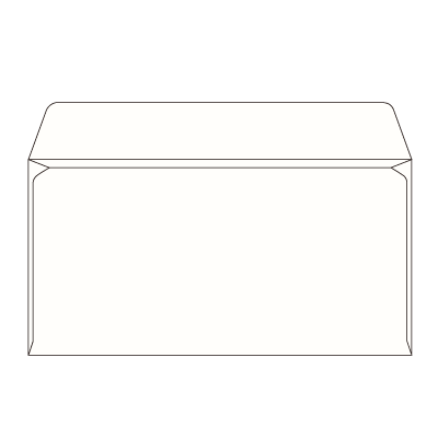 洋長3カマス フタ開き パステルホワイト 100(〒枠なし)