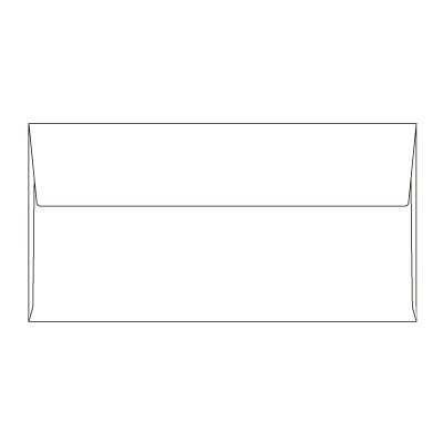 長3カマス封筒 ホワイトクラフト 100g