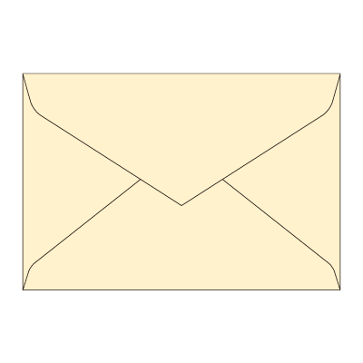 洋1ダイア封筒 コットン ナチュラル