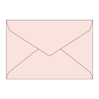 廃番）洋1ダイア封筒 コットンピンク 116.3g