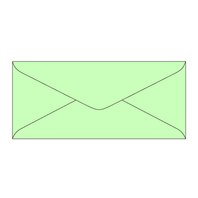 廃番）パステルグリーン洋4 (500枚函)枠ナシ